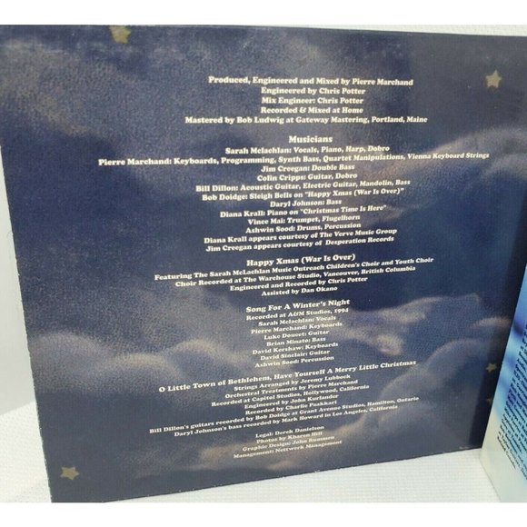 Sarah McLachlan Wintersong CD (2006) No Scratches Arista Records Christmas Rock - Picture 9 of 12